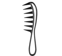 Hair Comb - Salon Curl Tool, Wide Prong Styler | Lightweight Mane Shaping Comb, Soft Grip Hairdressing Aid, Durablle Tangles Remover For Coarse Texture And Post-Shower Hair Management Session