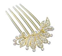Hair Comb Slides Rhinestones Hair Side Comb Bridal Wedding Hair Hair Clip Comb Women Hair Side Combs Hair Accessories Hair Combs Slides For Women(B)
