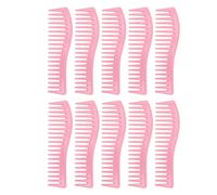 Hair comb, wet and dry use, ergonomic design makes it easy to comb all types of knotted hair, for different hair types (pink)