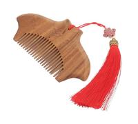 Hair Comb with Tassel Portable Styling Comb for Women Carved Design for Retro Hairstyles for Indoor and Outdoor Use Hair Care Accessory