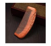 Hair Combs for Women Handmade Peach Wood Comb for Scalp Massage Household Hair Styling Tools Thickened Wide Toothed Comb Travel Comb Grooming(15cm)