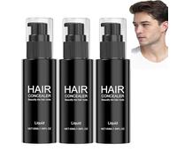 Hair Concealer, Waterproof & Sweat-Proof, Roots Touch Up Spray for Thinning Hairs, Natural Volumized Look, Long-Lasting Root Cover for Grey Hair, Suitable for Women & Men (150ml, 3)