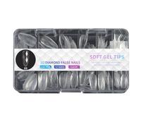 Hair Curl Clip Set, Elegant Full Fake Nail Kit, Almond Press on Nails, Abs, Removable and Reusable, D-Urable Acrylic Material for Manicure Enthusiasts