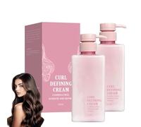 Hair Curl Defining Cream,Hair Volumizing Cream,SmoothingLightweight Curl,Moisturizing,Smoothing,for Curly Anti Frizz