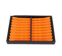 Hair Curler Set 18PCS, With Soft Foam and Gentle Grip, For DIY Curls Waves at Home Salon Styling, Orange or Black (Orange)