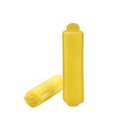 Hair Curlers Rollers 10 Pcs Soft Magic Sponge Foam Hair Rollers DIY Hairdressing Tool Kit Women Styling Not Hurt Heatless Curlers(Yellow,4.0x7CM)
