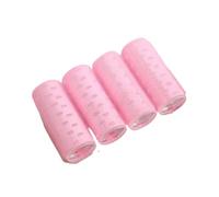 hair curlers rollers 4pcs Hairdressing Home Use DIY Magic Large Self-Adhesive Hair Rollers Styling Roller Roll Curler Women Beauty Tool for Volume Sleep in(Pink-4cm)