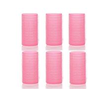 Hair Curlers Rollers 6pcs Hair Rollers Self Grip Holding Self-Adhesive Air Bangs Curling Roller Clips Comb DIY Tools(Pink,2.0cm 6pcs)