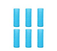 hair curlers rollers 6pcs Hair Rollers Self Grip Holding Self-Adhesive Air Bangs Curling Roller Clips Comb DIY Tools for Volume Sleep in(Blue,5.5cm 6pcs)