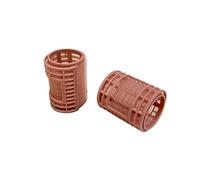 hair curlers rollers 6Pcs Heatless Hair Curler No Heat Rollers Plastic Lazy Curls Root Perm Rods Bangs Curling Rod Styling Tools For Women for Volume Sleep in(Brown,L)