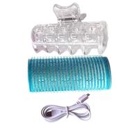 Hair Curlers Rollers Heated Rollers Electric Rollers Portable Hair Rollers USB Self-Adhesive Hair Curler Fringe Roller Rechargeable Usb Heated Hair Curler Bangs Roller Hair Curling Styling Tool