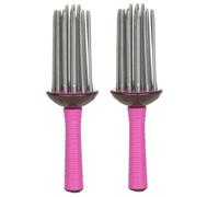 Hair Curling Roll Comb 2PCS 8.7 Inch Self-Grip Curly Hair Styler Tool Portable Hair Rollers Anti-slip Air Volume Curling Comb for Professional Home Personal DIY Hair Styles Hair Curling Roll Comb Hair