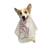 Hair Cut Frosted Cloak for Pet Foldable Adjustable Elastic Cord | Pet Care Tool Dog Cat Puppy Kitten Head Haircutting Of The Head Tear Stain Care Foldable Portable Haircutting Cloak