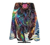 Hair Cutting Apron Cocker Spaniel Dog Hair Cutting Gown Adjustable Waterproof Hairdressing Apron, For Children, Adults, Dyeing, Barbers, 140x168cm