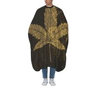 Hair Cutting Apron Grunge Cannabis Leaves Barber Gown Durable Hair Cutting Gown Soft Hair Cut Cape, For Hair Styling, Children, Kids, 140×168cm