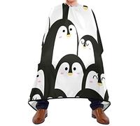 Hair Cutting Apron Penguin Black And White Hair Styling Cape Durable Large Hairdressing Apron, For Adults, Woman, Men, 140x168cm