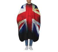 Hair Cutting Apron Union Jack United Kingdom Flag Vintage Salon Barber Cape Adjustable Hairdressing Gown With Snap Closure Or Hook Hair Cut Cape, For Woman, Barbers, Dyeing Styling, 140×168cm