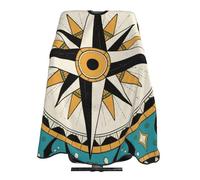 Hair Cutting Apron Vintage Compass Salon Barber Cape Large Unisex Hairdressing Gown, For Barbershops, Adults, Men, Dyeing, 140x168cm