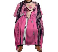 Hair Cutting Cape American Pink Woman Girl Art, Unisex Hair Colouring Cape Waterproof Barber Hairdresser Capes for Salons Coloring 140X168cm