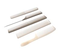 Hair Cutting Comb Anti-static PC Thin Khaki Hairdressing Combs | Simple Sturdy Set, Good Holding Touch, Easy to Clean, for Store and Home Use