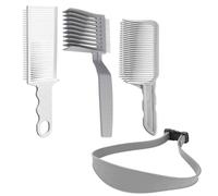 Hair Cutting Comb, Transition, Pack of 4, Hair Cutting Comb, Hairdressing Comb, Hair Cutting Comb for Men Set, Comb Adjustable Hair Cutting Aid for Hair Cutting Yourself, Compatible with All Hair