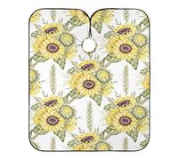 Hair Cutting Gown Sunflower Wild Flower, Barber Apron Professional Hairdressing Gown Personalised Hairdressing Apron For Coloring Women Kids