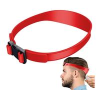 Hair Cutting Guide: Curved Silicone Bands, Non-Slip Hair Cutting Tool, Adjustable with High Elasticity | DIY Set for Men, Women and Teens, Pair Help