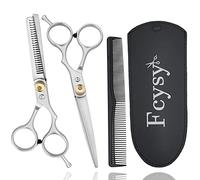 Hair Cutting Scissor Thinning Shears Hairdressing Set, Fcysy Hair Dressing Sizzors Kit Hairdresser Scissors Haircut Shears Barber Accessories Set for Women Men