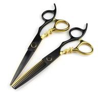 Hair Cutting Scissors, 6 Inch Professional 440c Steel Bearing Scissor Tiger Hair Scissors Haircut Thinning Barber Cutting Shears Hairdresser Scissors Set