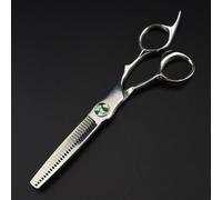 Hair Cutting Scissors, 6 Inch Professional 440C Steel Shell Cut Hair Scissors Haircut Thinning Barber Hair Cutting Shears Hairdresser Scissors (Color : Thinning Scissor)