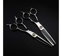 Hair Cutting Scissors, 6 Inch Professional 440c Two-Tailed Bearing Hair Scissors Cutting Barber Haircut Thinning Shears Hairdressing Scissors Set