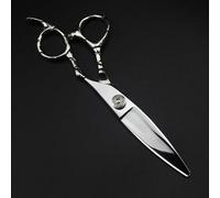 Hair Cutting Scissors, 6 Inch Professional Japan 440c Steel Willow Leaf Hair Scissors Cutting Barber Tools Haircut Thinning Shears Hairdressing Scissors