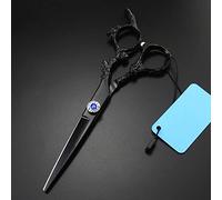 Hair Cutting Scissors, 6inch Professional Japan 440c Steel Black Dragon Handle Hair Scissors Cutting Barber Tools Haircut thinning Shears Hairdresser Scissors (Cutting Scissor)