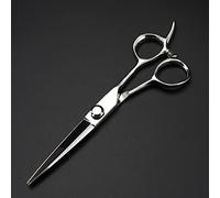 Hair Cutting Scissors, 6inch Professional Japan 440c Steel Scissor Silver Hair Scissors Cutting Barber Haircut thinning Shears Hairdresser Scissors (Cutting Scissor)