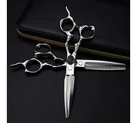 Hair Cutting Scissors, 6Inch Professional Japan 440C Steel Upscale Scissor Set Skull Decoration Cut Hair Scissors Cutting Barber Haircut Thinning Shears Hairdresser Sciss-Set with Bag