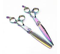 Hair Cutting Scissors, 7 inch Professional Rainbow Damascus Upscale Scissor Hair Cutting Scissors thinning Barber Haircut Shears Hairdressing Scissors