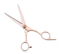 Hair Cutting Scissors Flat Scissors Hairdressing Apprentice Handle Split 6.0 inch(Color 4)