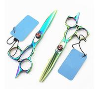 Hair Cutting Scissors, Professional 5.5 Inch Japan 440C Salon Make Up Thinning Shears Cutting Barber Hairdressing Scissors By,Set