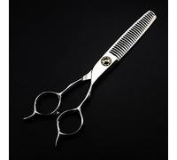 Hair Cutting Scissors, Professional Japan 440c 6 '' Bearing Two-Tailed Haircut thinning Barber Cutting Shears Hairdresser Scissors by (Thinning)