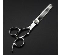 Hair Cutting Scissors, Professional Japan 440C Alligator Handle 6 Inch Cutting Barber Haircut Thinning Shears Hairdressing Scissors by,Thinning