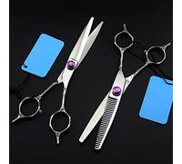 Hair Cutting Scissors, Professional Japan 6 inch Two- Tailed Set Salon Cutting Barber Haircut thinning Shears Hairdressing Scissors by