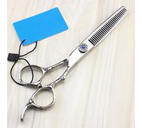 Hair Cutting Scissors, Professional JP 440c Steel 6 inch Rose Cutting Barber Haircut thinning Shears Tools Hairdresser Scissors by (Thinning)