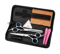 Hair Cutting Scissors, Salon Professional Barber Cutting Thin Styling Tools Haircut Thinning Scissors Hairdressing Set Styling Tools by (6pcs Hair Cli)