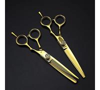 Hair Cutting Shears, 6 Inch Japan 440C den Upscale Scissor Cut Hair Cutting Scissors Thinning Barber Haircut Shears Hairdressing Scissors Set