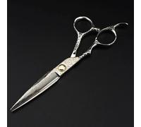 Hair Cutting Shears, 6 Inch Left Handed Scissor Damascus Bearing Hair Scissors Haircut Thinning Barber Cutting Shears Hairdresser Scissors (Cutting Scissor)