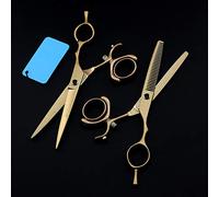 Hair Cutting Shears, 6 Inch Professional Japan Steel Rotate d Cut Hair Scissors Haircut Scissor Thinning Barber Cutting Shears Hairdresser Scissors Set