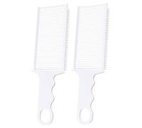 Hair Cutting Tools,Barber Fade Comb, 2PCS Professional Blending Combs for Fades, Heat Resistant Hair Cutting Comb, Curved Positioning Flat Top Comb for Men Home Salon