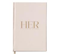 Hair: Daily Prayer Diary for Women - Christian Daily & Weekly Led Prayer Journal, Bible Study, 6 Months, A5, Vegan Leather, Pastel Pink with Gold Stamp