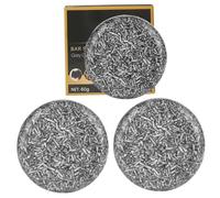 Hair Darkening Shampoo Bar, 3Pcs Black Soap for Gray Hair Repair, Natural Color Restorer for Women & Men, 60g Sulfate-Free Shampoo Bar with Net