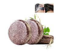 Hair Darkening Shampoo Bar, Grey Reverse Shampoo Bar, Man Grey Coverage Bar, Multiflorum For Hair Repair, Black Soap For Men And Woman Hair (3PCS)